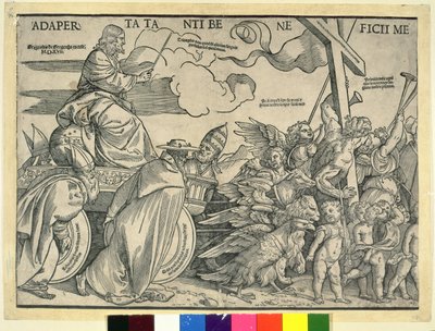 Triumph of Christ by Tiziano Vecelli
